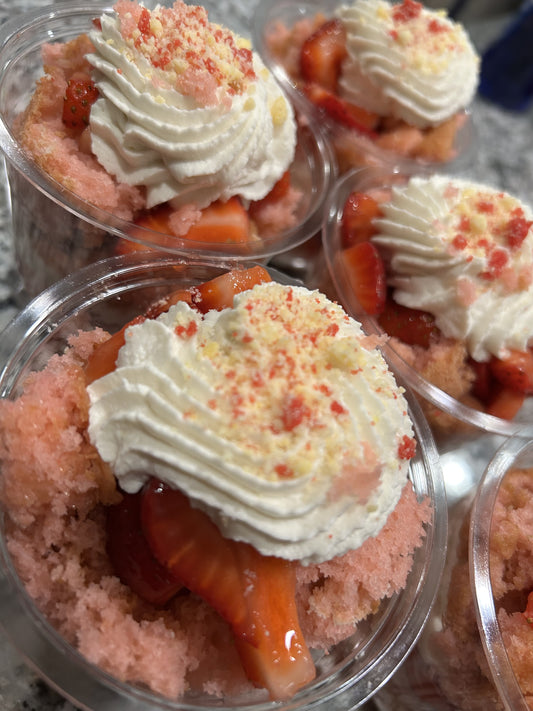 Strawberry Shortcake Dessert Cup