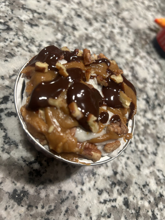 Mini Turtle Cake Dessert Cup